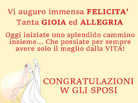 Le pi� belle frasi matrimonio