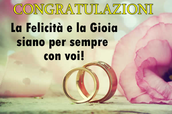 Auguri di Matrimonio