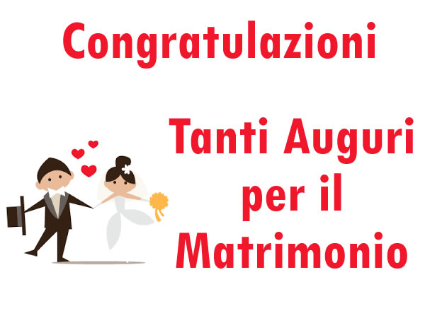 AUGURI PER IL MATRIMONIO
