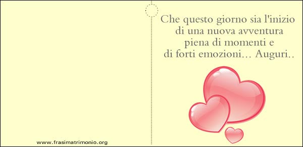 Biglietto Buon matrimonio