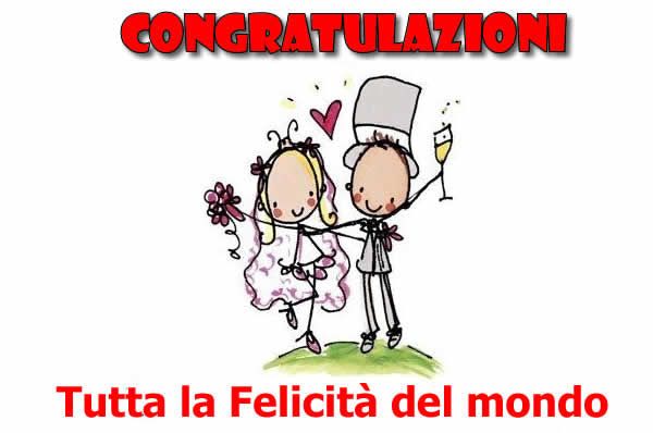 CONGRATULAZIONI AUGURI MATRIMONIO